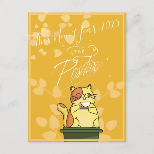 Carte postale Calendrier 2025 Cat (Devant)