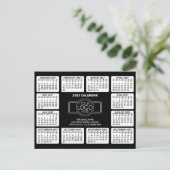 Carte Postale Calendrier 2027 avec logo Coordonnées (Debout devant)