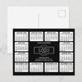 Carte Postale Calendrier avec logo Coordonnées (Devant / Derrière)
