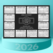 Carte Postale Calendrier avec logo Coordonnées