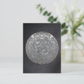 Carte Postale Calendrier Aztec Argent (Debout devant)