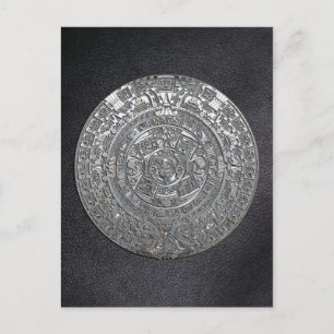 Carte Postale Calendrier Aztec Argent