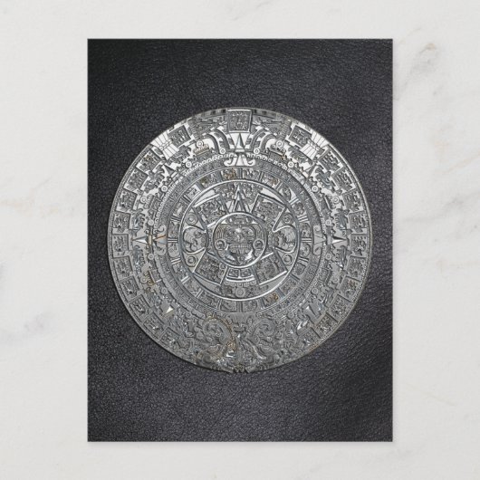 Carte Postale Calendrier Aztec Argent (Devant)