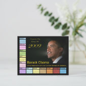 Carte Postale Calendrier Barack Obama (Debout devant)
