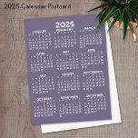 Carte Postale Calendrier d'affichage de l'année complète - Minim<br><div class="desc">Un calendrier de base en noir et blanc. Une recherche standard pour votre bureau à domicile ou casier scolaire. Une simple année complète en un coup d'oeil calendrier à utiliser toute l'année.</div>