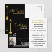 Carte Postale Calendrier de football immobilier de poste de lamp (Devant / Derrière)