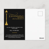 Carte Postale Calendrier de football immobilier de poste de lamp (Dos)