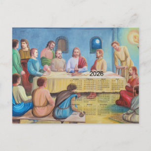 Carte Postale Calendrier de La Cène 2026