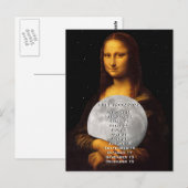 Carte Postale Calendrier de la pleine lune en Europe 2024  (Devant / Derrière)