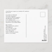 Carte Postale Calendrier de l'âme 03 (Dos)