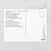 Carte Postale Calendrier de l'âme 40 (Dos)