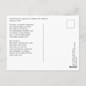 Carte Postale Calendrier de l'âme 46 (Dos)