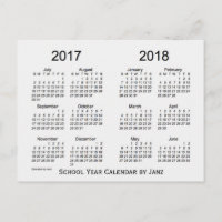 Calendrier de l'année scolaire 2017-2018 - Fumée b