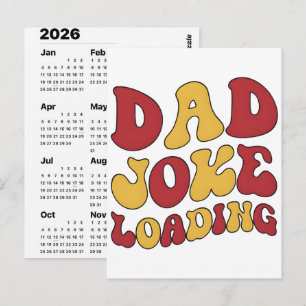 Carte Postale Calendrier de l'Avent 2026 Blagues de Papa Noël