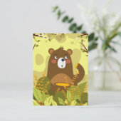 Carte Postale Calendrier de l'ours mûr (Debout devant)