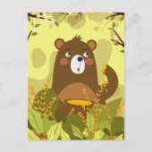 Carte Postale Calendrier de l'ours mûr (Devant)