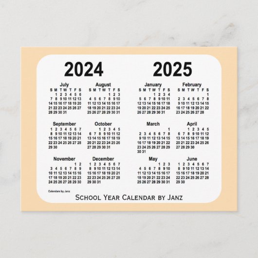 Carte Postale Calendrier des mini-écoles de blé 2024-2025 par Ja (Devant)