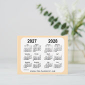 Carte Postale Calendrier des mini-écoles de blé 2027-2028 par Ja (Debout devant)