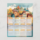 Carte Postale Calendrier du village de charme 2024 (Devant)