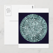 Carte Postale calendrier maya (Devant / Derrière)