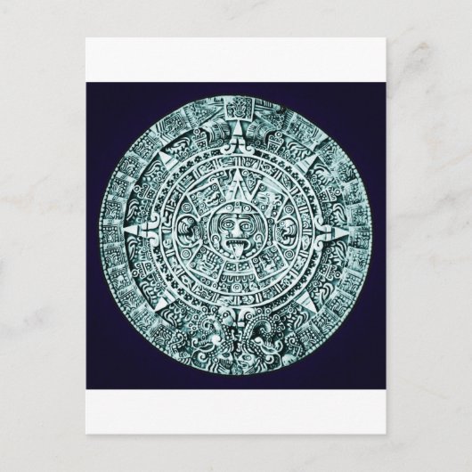 Carte Postale calendrier maya (Devant)