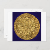 Carte Postale calendrier maya (Devant / Derrière)