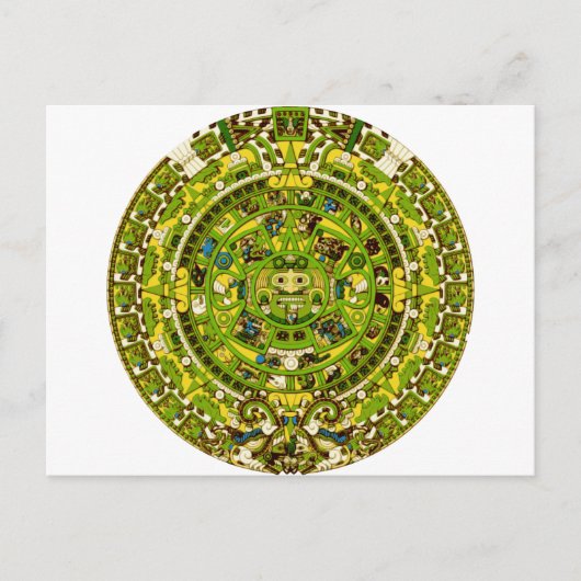Carte Postale calendrier maya (Devant)