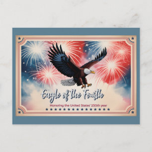 Carte Postale Calendrier Mini 2026 Feu d'Artifice, "Aigle du Qua