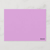 Carte Postale Calendrier mini de 6 mois du labyrinthe violet 202 (Dos)
