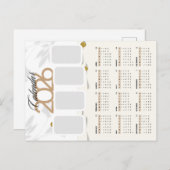Carte Postale Calendrier personnalisé 2026 (Devant / Derrière)