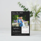 Carte Postale Calendrier photo personnalisé simple Enregistrer l (Debout devant)