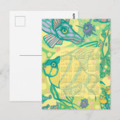 Carte Postale Calendrier Poisson 2022 Animaux de l'Océan Marin S (Devant / Derrière)