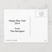 Carte postale Calendrier Polka Dot 2014 (Dos)