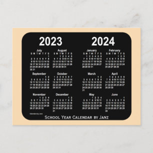 Carte Postale Calendrier scolaire 2023-2024 Blé Neon Mini par Ja