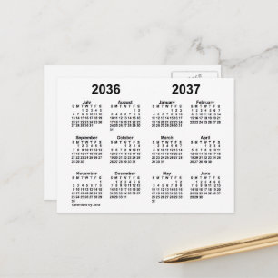Carte Postale Calendrier scolaire 2036-2037 de Janz
