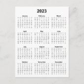 Carte Postale Calendrier vertical 2023 (Devant)