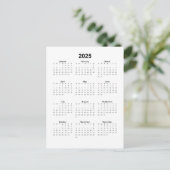 Carte Postale Calendrier vertical 2025 (Debout devant)