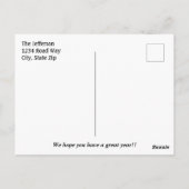 Carte Postale Calendriers photo personnalisés 2019 (Dos)