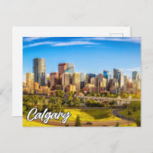 Carte Postale Calgary, Alberta, Canada (Devant / Derrière)