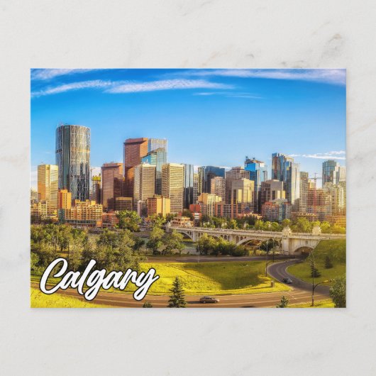 Carte Postale Calgary, Alberta, Canada (Devant)
