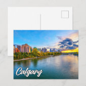 Carte Postale Calgary, Alberta, Canada (Devant / Derrière)