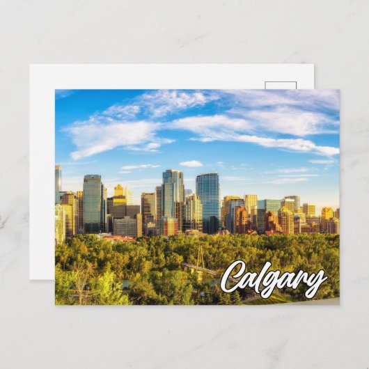 Carte Postale Calgary, Alberta, Canada (Devant / Derrière)