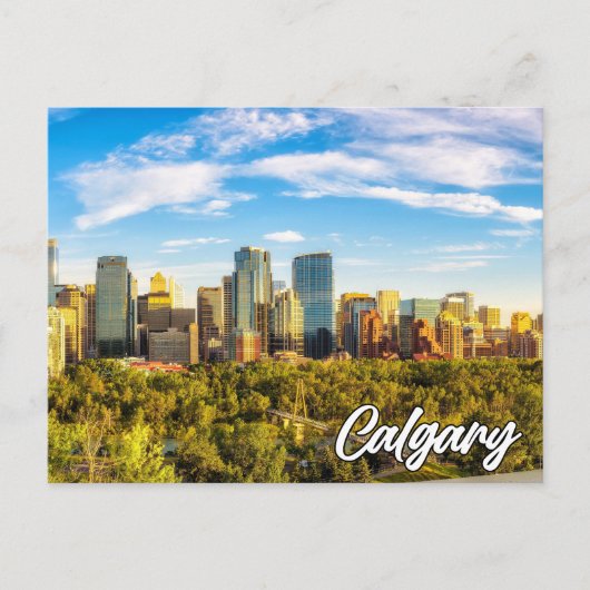 Carte Postale Calgary, Alberta, Canada (Devant)
