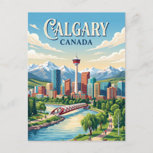 Carte Postale Calgary, Canada