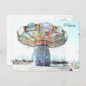 Carte Postale Calgary, Canada (Devant / Derrière)