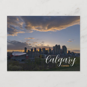 Carte postale Calgary Canada Downtown Sunset