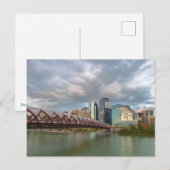 Carte Postale Calgary Cityscape and the Peace Bridge (Devant / Derrière)