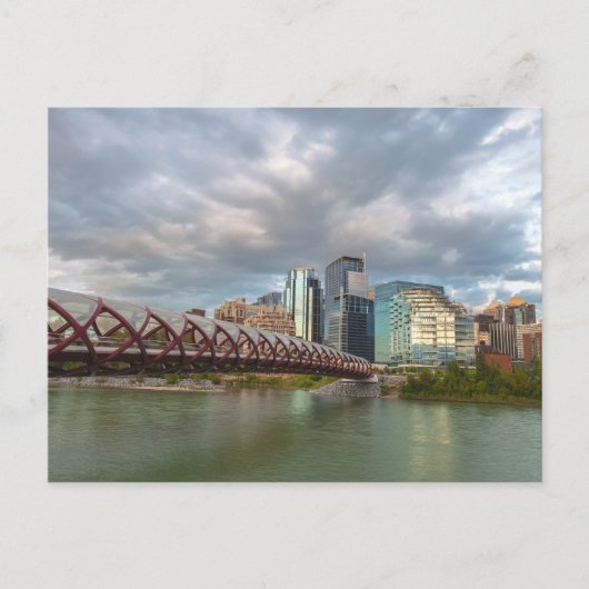 Carte Postale Calgary Cityscape and the Peace Bridge (Devant)