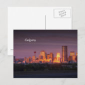 Carte Postale Calgary Dawn (Devant / Derrière)
