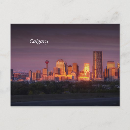 Carte Postale Calgary Dawn (Devant)